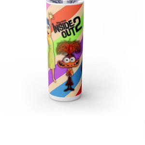 Inside out 2 tumbler 20 oz full Color