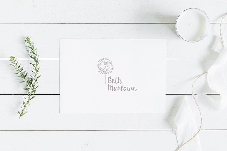 prefabricated logo design Handwritten logo- Premade Logo Design Premade Logo Custom Logo Design