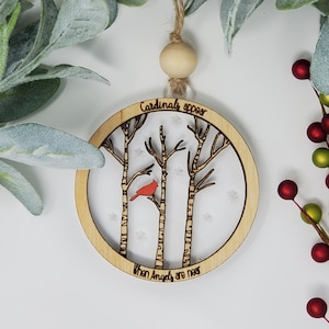 Kardinal Kardinal Ornament, Kardinal Roter Vogel-Denkmal-Weihnachtsverzierung, Weihnachtsbaum-Kardinal-Vogel-Verzierung, Baum-Dekor