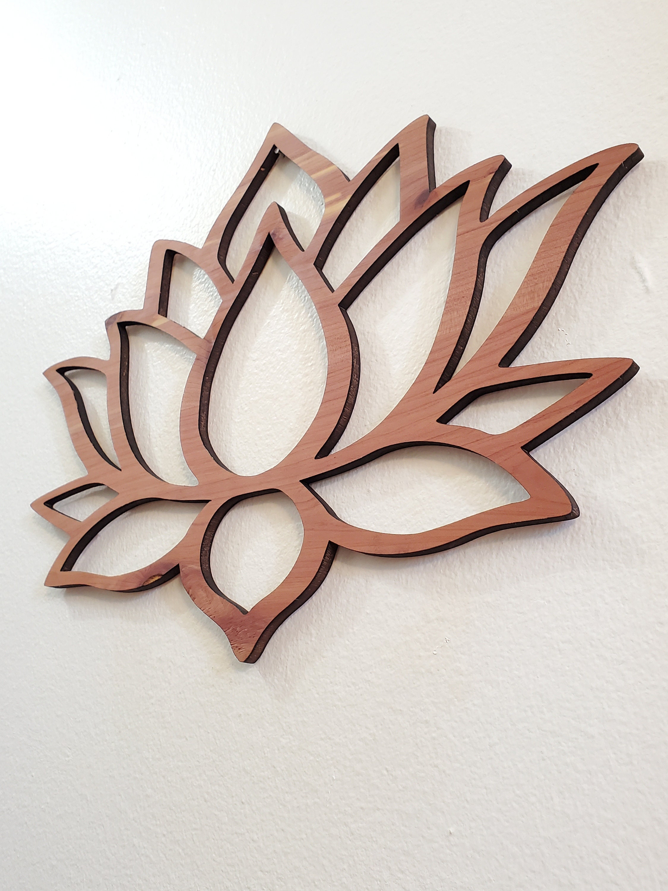 Lotus Flower Wall Art Lotus Flower Wall Hanging Home Decor - Etsy