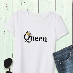 Gold Crown Queen Mothers Day PNG, PDF File T-shirt Design, Clipart ...