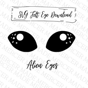 Alien Eyes Felt Download / Amigurumi/ Felt Eyes/ Digital Downloa
