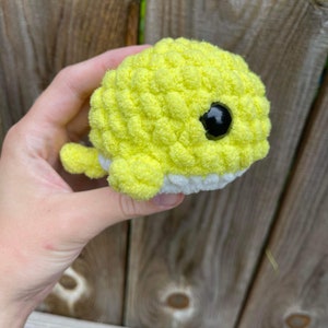 No Sew Pocket Whale / No Sew/ Crochet Pattern/ Beginner Friendly
