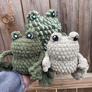 No Sew Frog/ No Sew/ Crochet Pattern/ Beginner Friendly