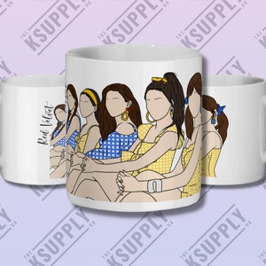 RED VELVET Kpop Ceramic Mug 11oz Funny Mug Design, Kpop Merch, Kpop Gift Ideas, Kpop Fan, Coffee Mug, Funny Coffee Mug, Music gift Ideas