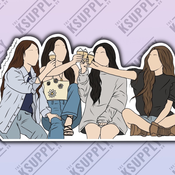 MAMAMOO High Quality Stickers, KPOP, Solar, Moonbyul, Wheein, Hwasa, Mamamoo Stickers, Kpop Merch, Kpop art, Moomoo, kpop stickers