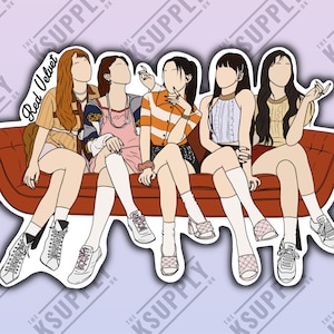 Red Velvet Queendom High Quality Stickers, KPOP, Irene, Seulgi, Wendy, Yeri, Joy, Reveluv, RV Stickers, Kpop Merch, Kpop art, kpop sticker