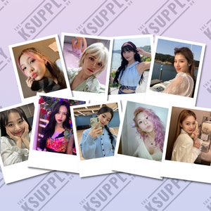 TWICE Polaroids High Quality Sticker Pack, KPOP, Eyes wide open, Twice OT9, Nayeon, Sana, Jihyo, Twice Sticker, Kpop Merch, Kpop art, Once