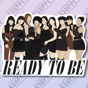 TWICE High Quality Stickers, KPOP, Eyes wide open, Twice, Nayeon, Sana, Jihyo, Twice Sticker, Kpop Merch, Once, kpop sticker, Kpop Gifts