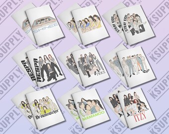 Kpop Coloring Book Etsy Kpop Coloring Book Etsy