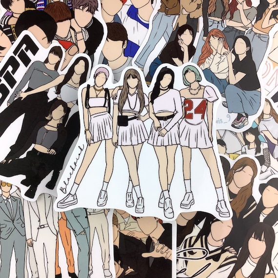 BLACKPINK High Quality Stickers, KPOP, Jennie, Jisoo, Lisa