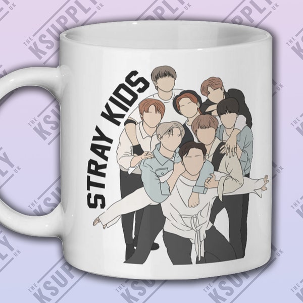 STRAY KIDS Kpop Ceramic Mug 11oz Funny Mug Design, Kpop Merch, Kpop Gift Ideas, Kpop Fan, Coffee Mug, Funny Coffee Mug, Music gift Ideas