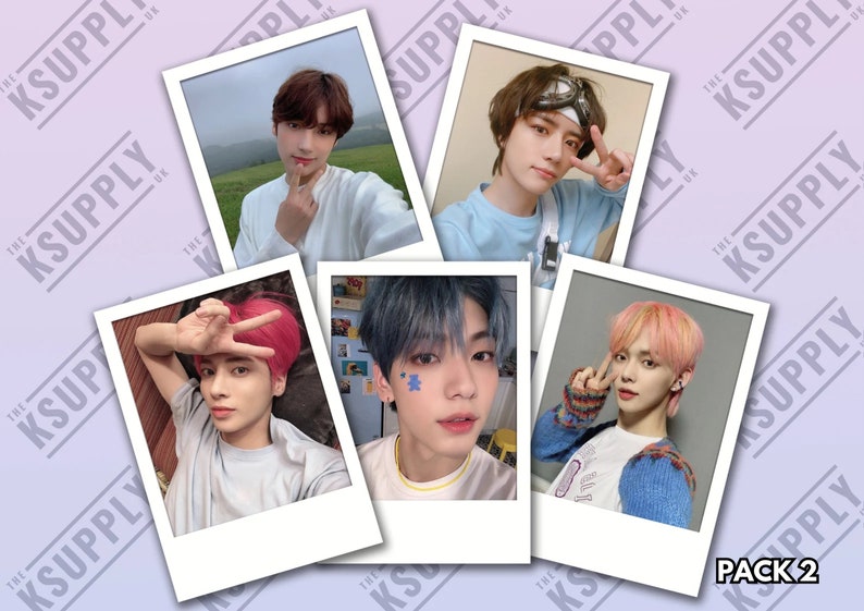 TXT Polaroids Pegatinas de alta calidad, KPOP, TomorrowTogether, Soobin, Yeonjun, Beomgyu, Taehyun, HueningKai, Merch, Pegatinas, Kpop Merch 2