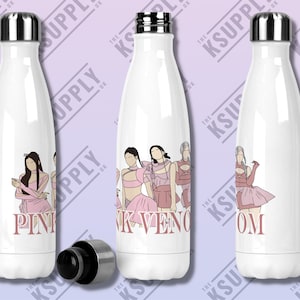 Bouteille d’eau en acier inoxydable BLACKPINK Kpop, Kpop Merch, Idées cadeaux Kpop, Fan Kpop, Bouteille en métal, BLACKPINK Kpop, Bouteille Kpop, Idées cadeaux