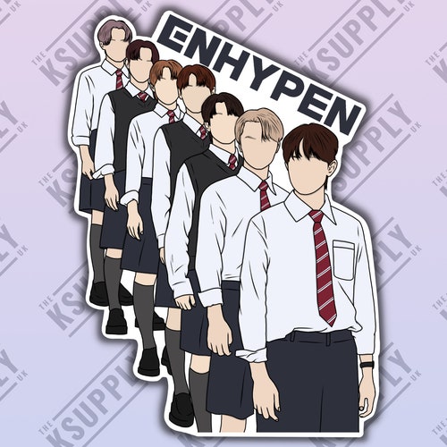 enhypen high quality stickers kpop heeseung jay jake etsy