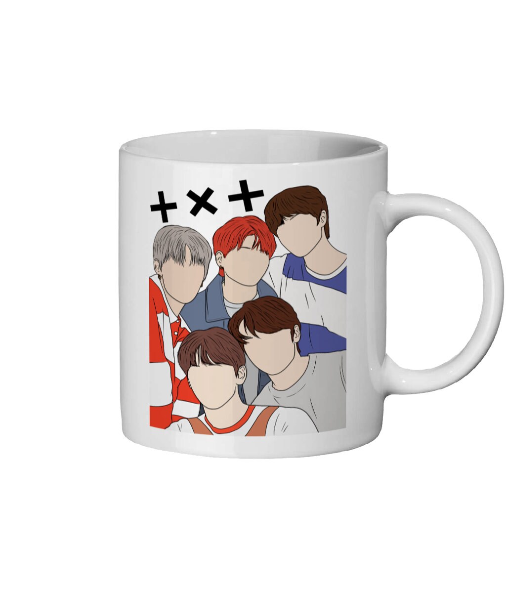 TXT Kpop Ceramic Mug 11oz Funny Mug Design Kpop Merch Kpop | Etsy