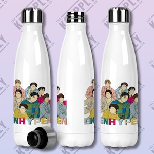 ENHYPEN Kpop Stainless Steel Water bottle, Kpop Merch, Kpop Gift Ideas, Kpop Fan, Metal Bottle, ENHYPEN Kpop, Kpop Bottle, gift Ideas