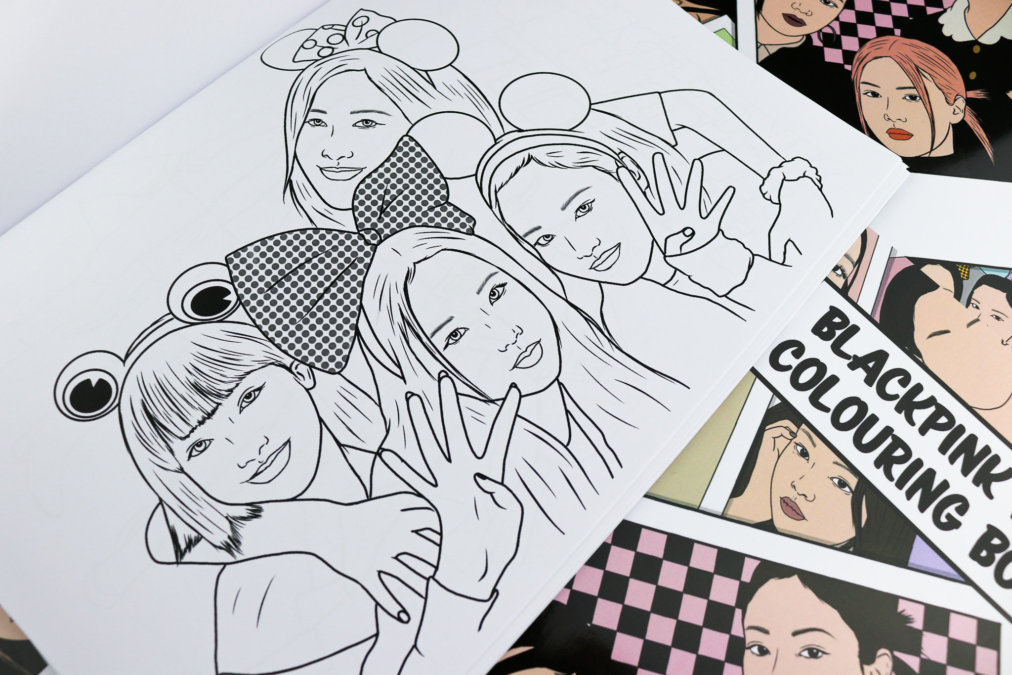 BLACKPINK A4 LIBRO PARA COLOREAR Kpop Bp Arte Libro para - Etsy España