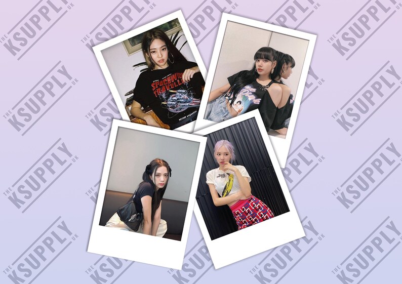 blackpink stickers blink kpop jisoo blackpink polaroids high quality stickers kpop sticker kpop merch rose merch k pop jennie lisa stickers paper party supplies jan takayama com