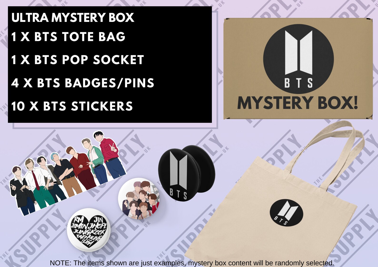 BTS Mystery Box Kpop Gift Box Kpop Merch Box Kpop Goodie Etsy