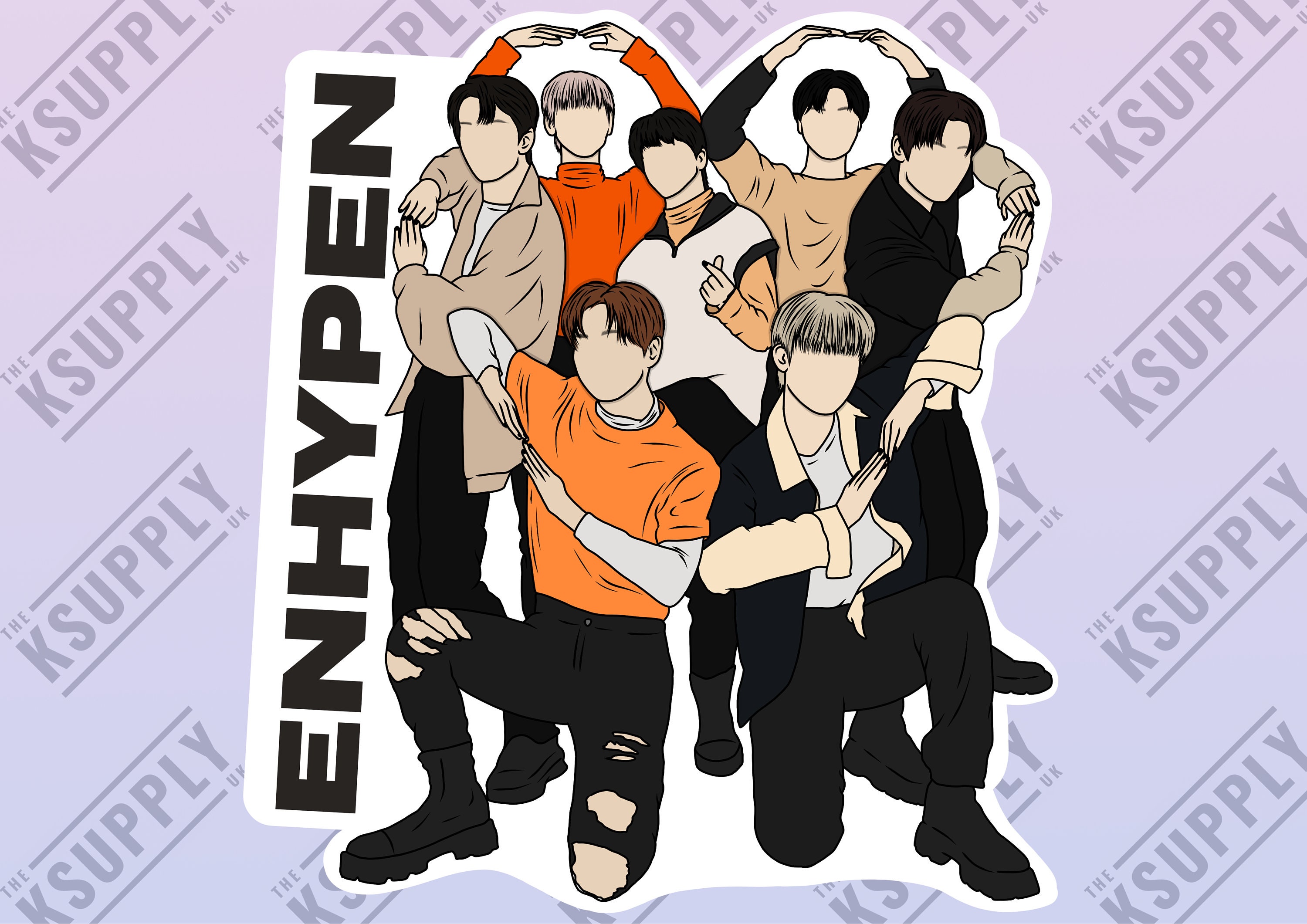 ENHYPEN dilemma yes24 特典 ステッカーの通販 by ꒰ঌ໒꒱｜ラクマ