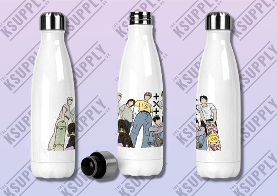 TXT Kpop ステンレススチール ウォーターボトル、Kpop グッズ