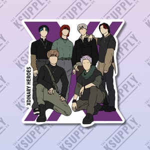 XDINARY HEROES Hochwertige Aufkleber, KPOP, Gunil, Jungsu, Gaon, Ode, Jun Han, Jooyeon, Kpop Merch, Kpop art, Merch, kpop sticker, kpop