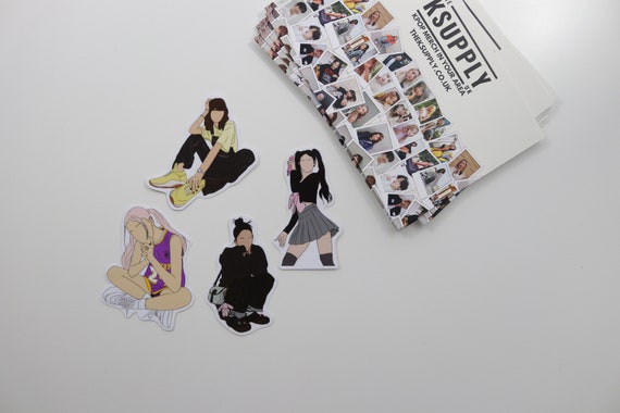 Kpop Blackpink New Album Adhensive Photo Sticker for Phone Luggage