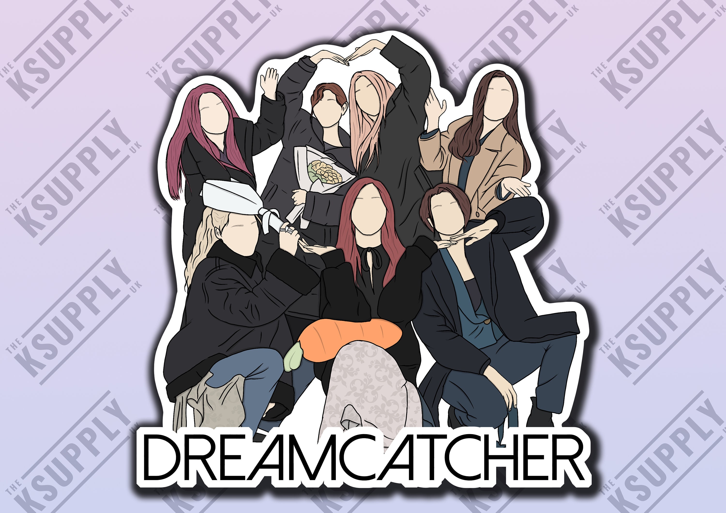 DREAMCATCHER High Quality Stickers KPOP Siyeon Sua Jiu Etsy