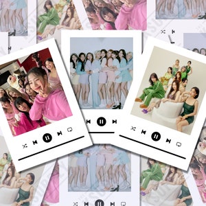 TWICE Polaroids High Quality Sticker Pack, KPOP, Eyes wide open, Twice OT9, Nayeon, Sana, Jihyo, Twice Sticker, Kpop Merch, Kpop art, Once