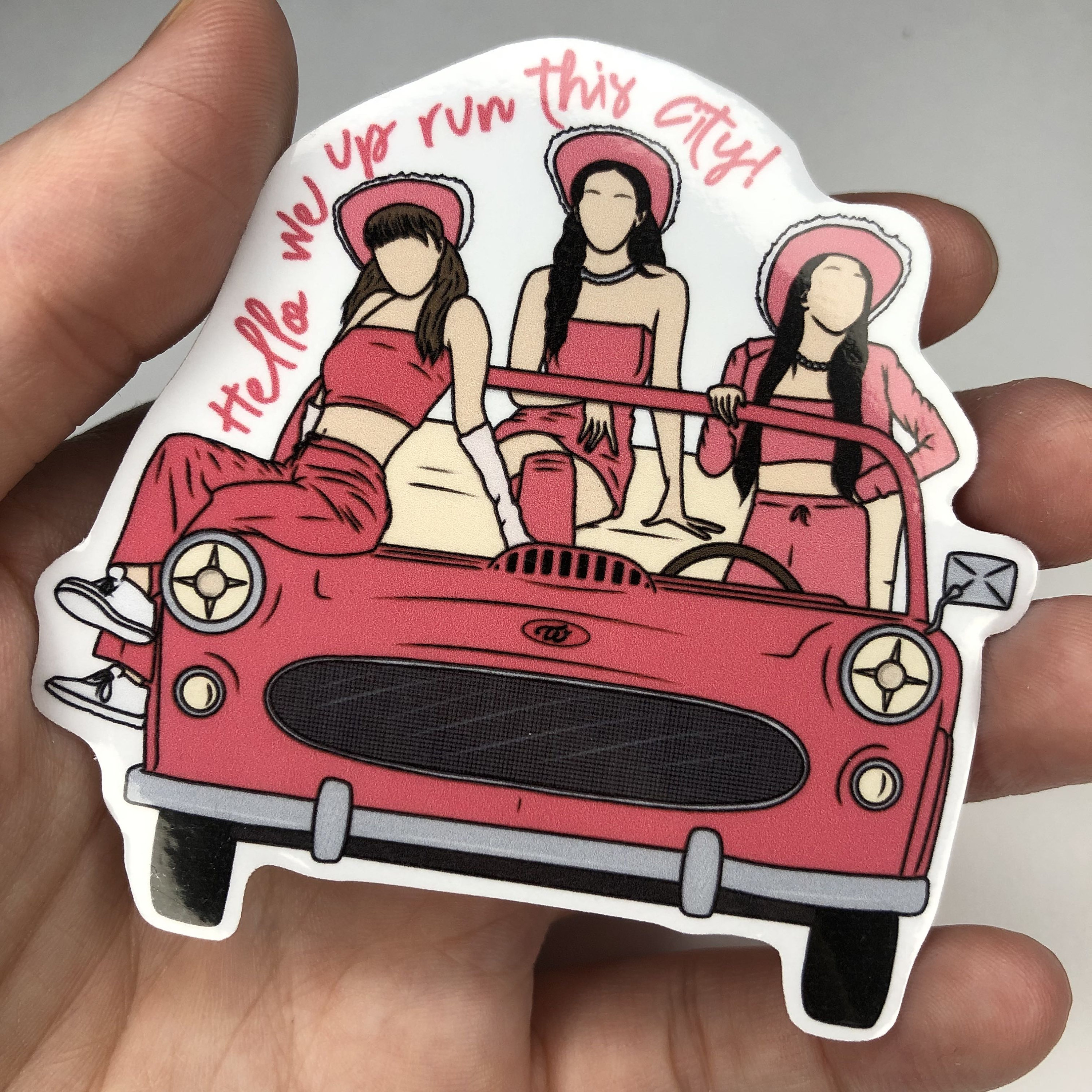 TWICE HELLO High Quality Stickers, KPOP, Eyes Wide Open, Twice