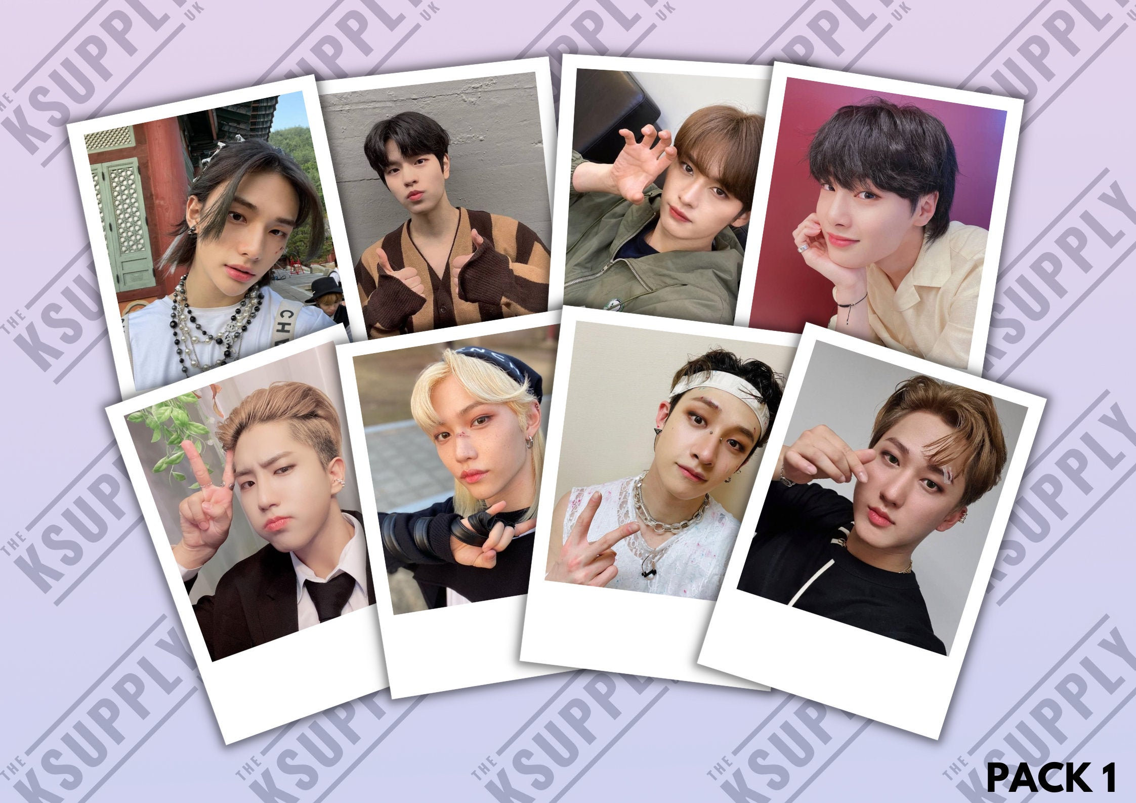 Stray Kids OT8 High Quality Sticker, KPOP, SKZ Hyunjin, Bangchan