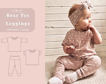 Easy baby legging sewing pattern, Baby and kids legging pattern, Baby leggings sewing pattern, Kids leggings pattern,Toddler legging pattern