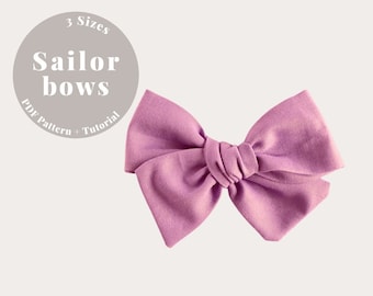 Pinwheel hair bow pattern, 3 Sizes Hair bow sewing pattern, Baby hair bow pattern, DIY hair bow pattern, Baby bow sewing pattern, hair bows