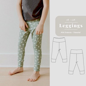 Girls Legging Pattern, Girl Leggings Sewing Pattern, Kids Leggings Pattern,  Easy Girls Leggings, Girls Legging Pants, Girl Leggings Pattern -   Norway