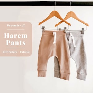 Easy baby pants pattern,  Baby pants sewing pattern, Baby pant pattern PDF, Pants for baby pattern, Toddler pants pattern, baby pants pdf