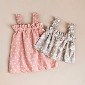 Toddler dress sewing pattern, Baby dress pattern, Baby ruffle dress pattern, Toddler girl pattern, Ruffle dress pattern, Girls dress pattern image 10