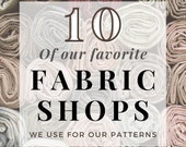 Popular fabric shops, baby sewing pattern fabric, baby fabric for patterns, easy sewing patterns, sewing fabrics, knit stretchy fabrics