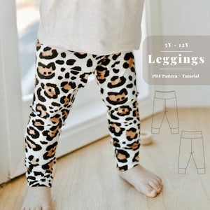 Kids legging pattern, Girls legging sewing pattern, Kids leggings sewing pattern, Baby leggings, Easy kids leggings, Girls leggings PDF