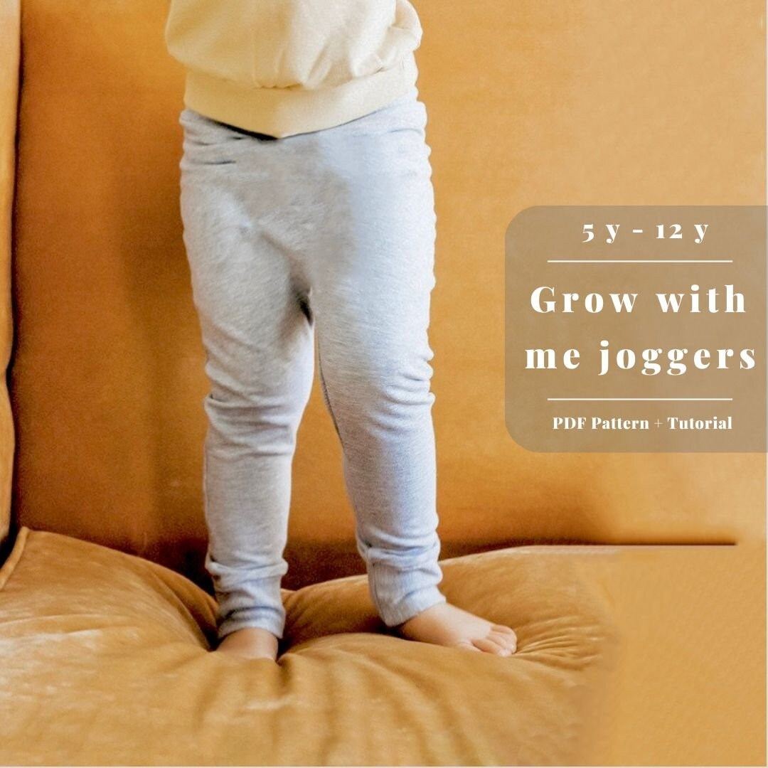 Big Kids Grow With Me Pants, Grow With Me Pants Pattern, Big Kids Pants Pattern, Kids Pants