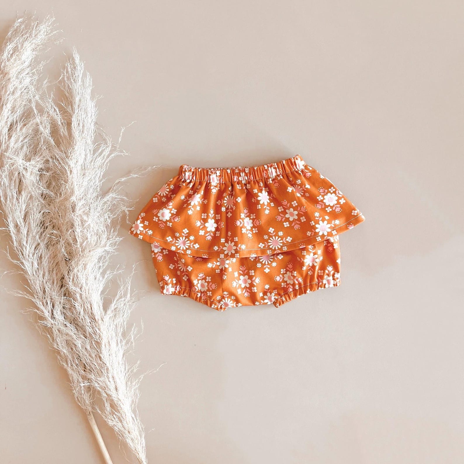 Ruffle Skirt Bloomers for Baby Sewing Pattern, Baby Skirt Bloomers ...