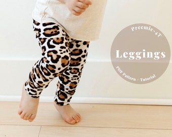 Baby leggings pattern, Toddler leggings pattern, Baby leggings sewing pattern, Baby leggings, Baby legging pattern pdf, Kids legging pattern