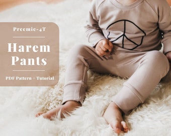 Baby Pants sewing pattern, Baby and kids pants pattern, Easy kids pant pattern, Toddler pant pattern, Kids pant pattern pdf, Kids pants pdf