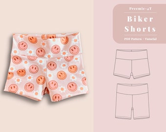 Baby and kids bike short pattern, Baby shorts sewing pattern, Kids bike short pattern, Bike short pattern, Baby bike shorts, Toddler shorts