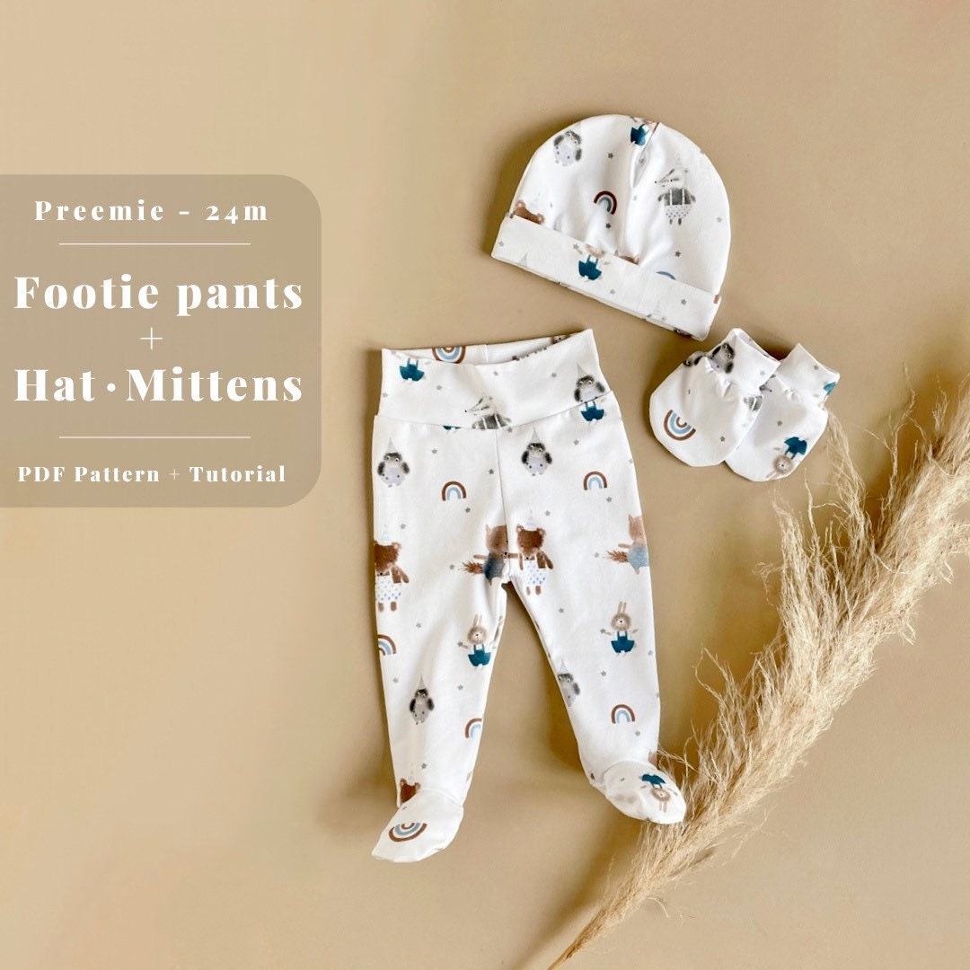 Easy Baby Hat Pattern Baby Hat Sewing Pattern Newborn Baby Etsy