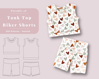 Baby sewing patterns, Toddler sewing patterns, Baby shorts sewing pattern, Baby shorts pattern, Baby outfit sewing pattern, Baby top pattern