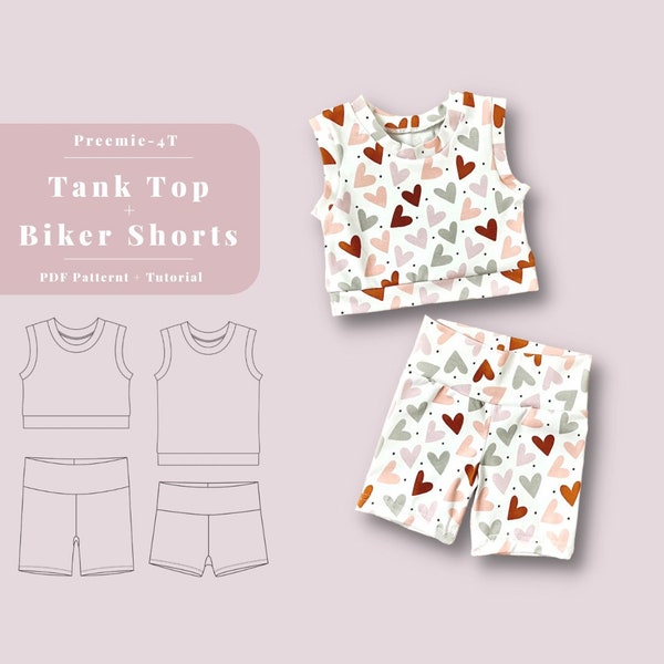 Baby sewing patterns, Toddler sewing patterns, Baby shorts sewing pattern, Baby shorts pattern, Baby outfit sewing pattern, Baby top pattern