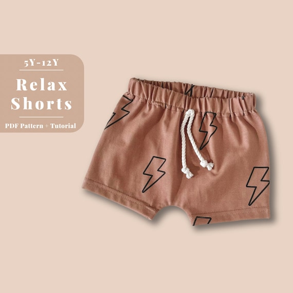 Kids summer shorts sewing pattern, Kids shorts sewing pattern, Easy kids shorts pattern, Boys shorts sewing pattern, East boy shorts pattern