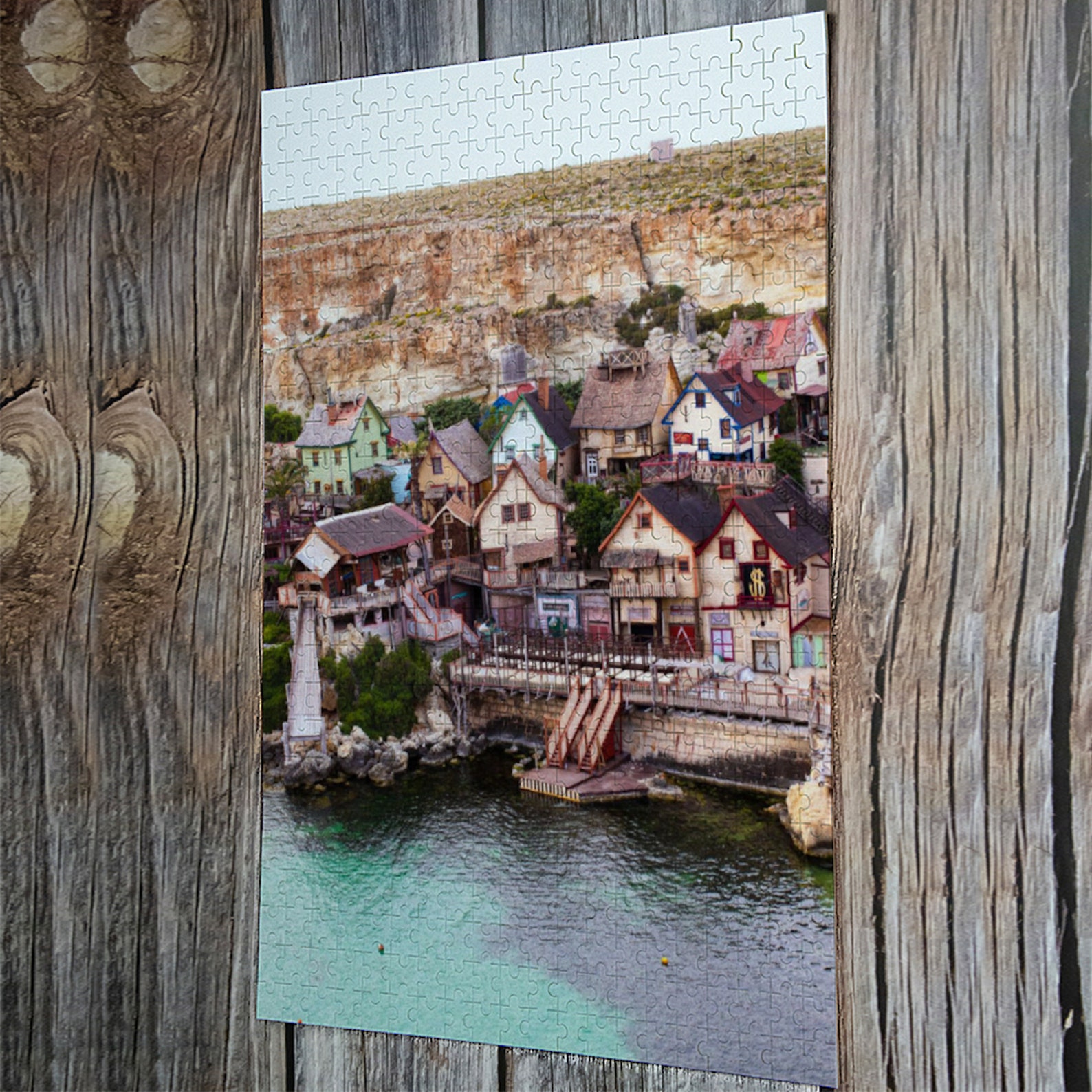 Popeye Village Malta Landscape Jigsaw Puzzle 500 Pieces Etsy