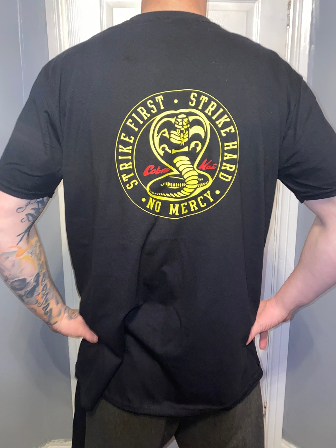 Cobra Kai mens tshirt personalised Netflix series mens gift Etsy